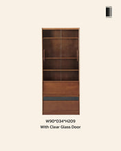 Load image into Gallery viewer, Ellee Glass Door Bookcase
