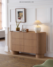 Load image into Gallery viewer, Curvy Oak Sideboard
