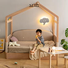 Load image into Gallery viewer, Wild Tent House Convertible Montessori Floor Bed
