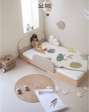 Load image into Gallery viewer, No.1 Montessori With Colourblock Padded Headboard
