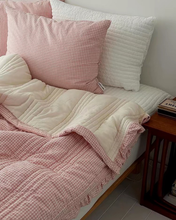 Load image into Gallery viewer, Miniheeee Ruffled Bedspread  100% Cotton

