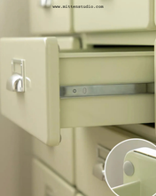 Load image into Gallery viewer, Moma Tall Cabinet with 10 Drawers (Metal)
