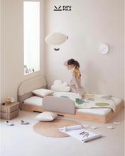 Load image into Gallery viewer, No.1 Montessori With Colourblock Padded Headboard
