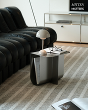 Load image into Gallery viewer, Stainless Magazine Sofa Table

