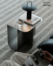 Load image into Gallery viewer, Stainless Magazine Sofa Table
