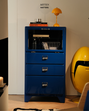 Load image into Gallery viewer, Moma Mini Cabinet With Glass Storage (Metal)
