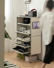 Load image into Gallery viewer, B&amp;T Shoe Cabinet

