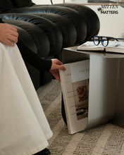 Load image into Gallery viewer, Stainless Magazine Sofa Table
