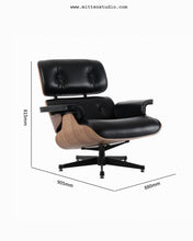Load image into Gallery viewer, Charles Lounge Chair + Ottoman
