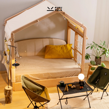Load image into Gallery viewer, Wild Tent House Convertible Montessori Floor Bed
