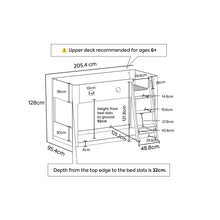 Load image into Gallery viewer, Big Eyes Reversible Low Loft Bed
