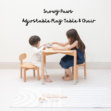 Load image into Gallery viewer, Snowy Paws Adjustable Play Table &amp; Chair
