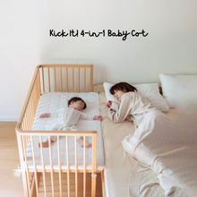 Load image into Gallery viewer, Kick It! 4-in-1 Baby Cot
