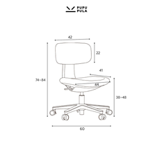Load image into Gallery viewer, Lock Study Adjustable Chair
