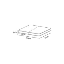Load image into Gallery viewer, Memory Foam &amp; Natural Jute Dual Firmness Foldable Mattress
