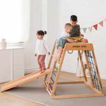Load image into Gallery viewer, Rainbow Climbing Set and Gym Accessories

