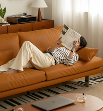 Load image into Gallery viewer, Lazz Caramel Brown Sofa
