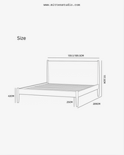 Load image into Gallery viewer, Richard Extra Large Headboard Bed
