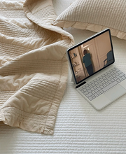 Load image into Gallery viewer, Miniheeee Ruffled Bedspread  100% Cotton
