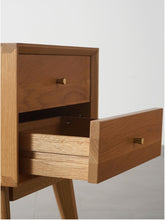 Load image into Gallery viewer, Copper button nightstand
